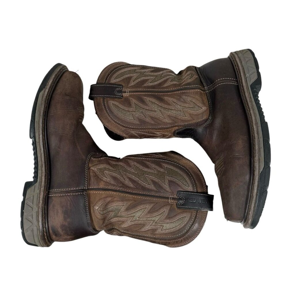 Red Wing 2227 Rio Flex Brown Leather Safety Steel Toe Men's Boots 10 D‎ - Picture 8 of 15